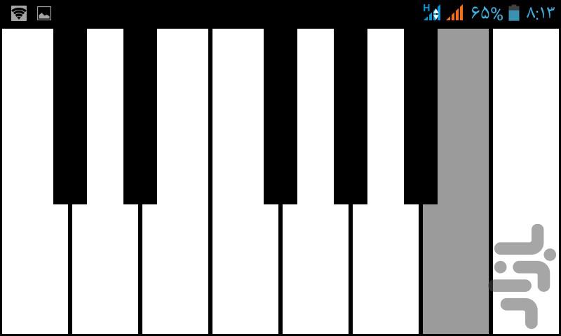 پیانو - عکس برنامه موبایلی اندروید