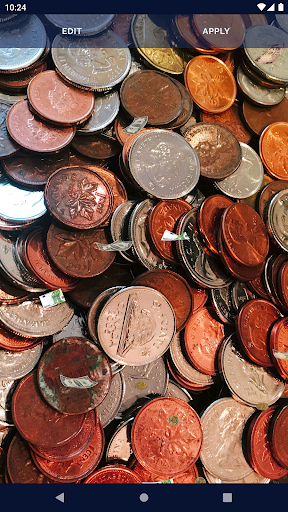 Flying Money Live Wallpaper - Image screenshot of android app