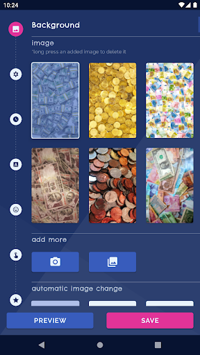 Flying Money Live Wallpaper - عکس برنامه موبایلی اندروید