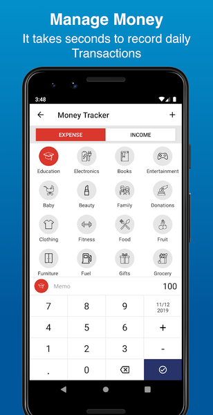Money Manager: Expense Tracker - عکس برنامه موبایلی اندروید