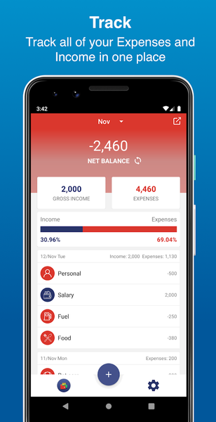 Money Manager: Expense Tracker - عکس برنامه موبایلی اندروید