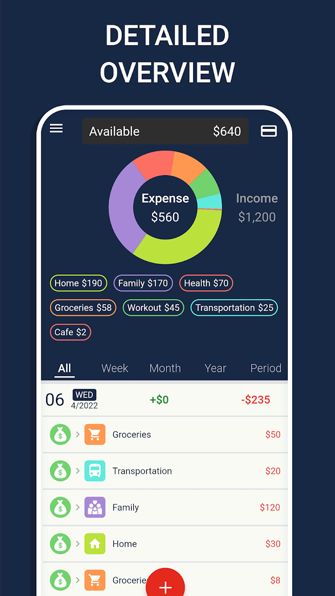 برنامه مدیریت مالی Expense Manager Pro 