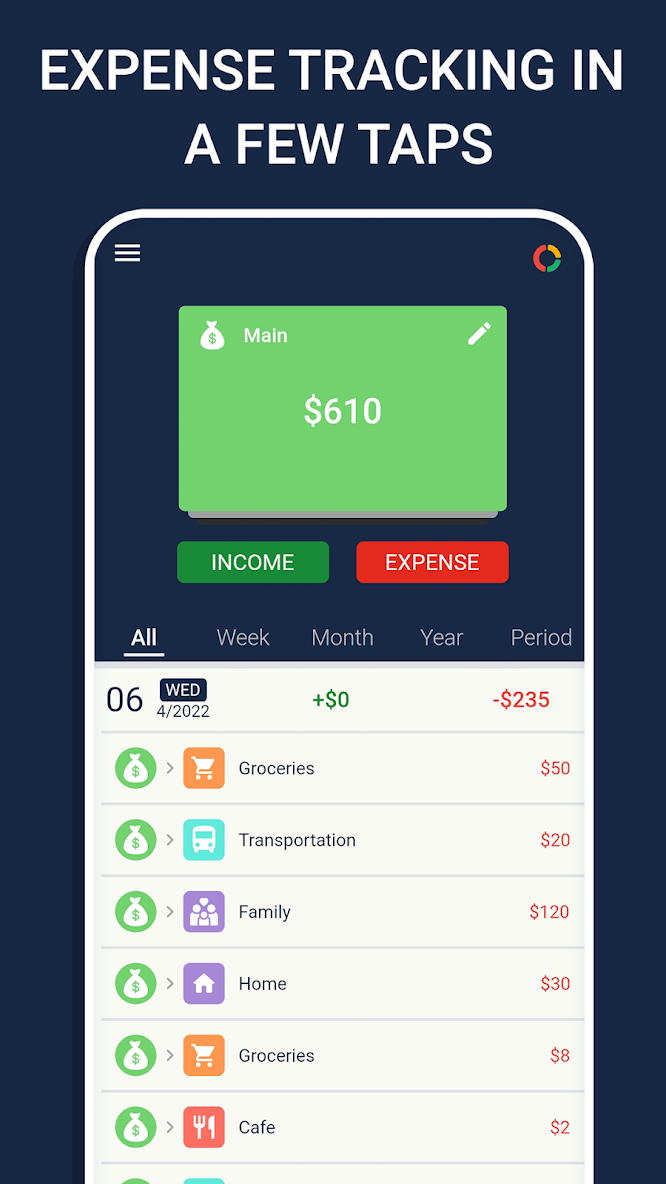 برنامه مدیریت مالی Expense Manager Pro 