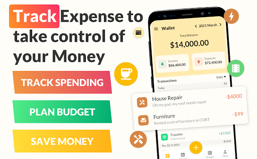 Money Tracker Expense Tracker - Image screenshot of android app