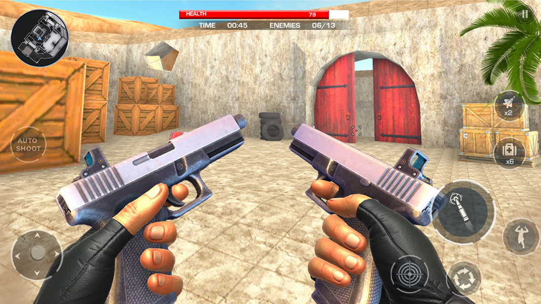 Critical FPS Strike- Gun Games - Gameplay image of android game