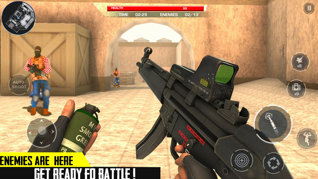 Critical FPS Strike- Gun Games - Gameplay image of android game
