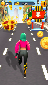 Subway Runner Lady Super Adventure3D Free Download