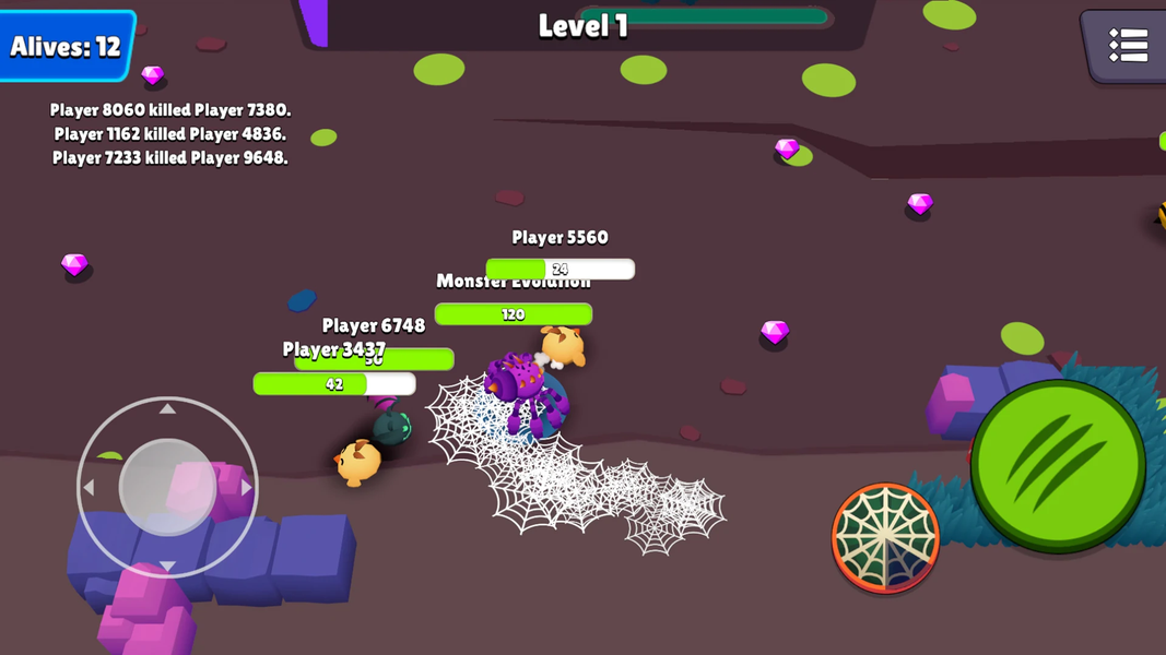 Monster Evolution io — Mutate - عکس بازی موبایلی اندروید