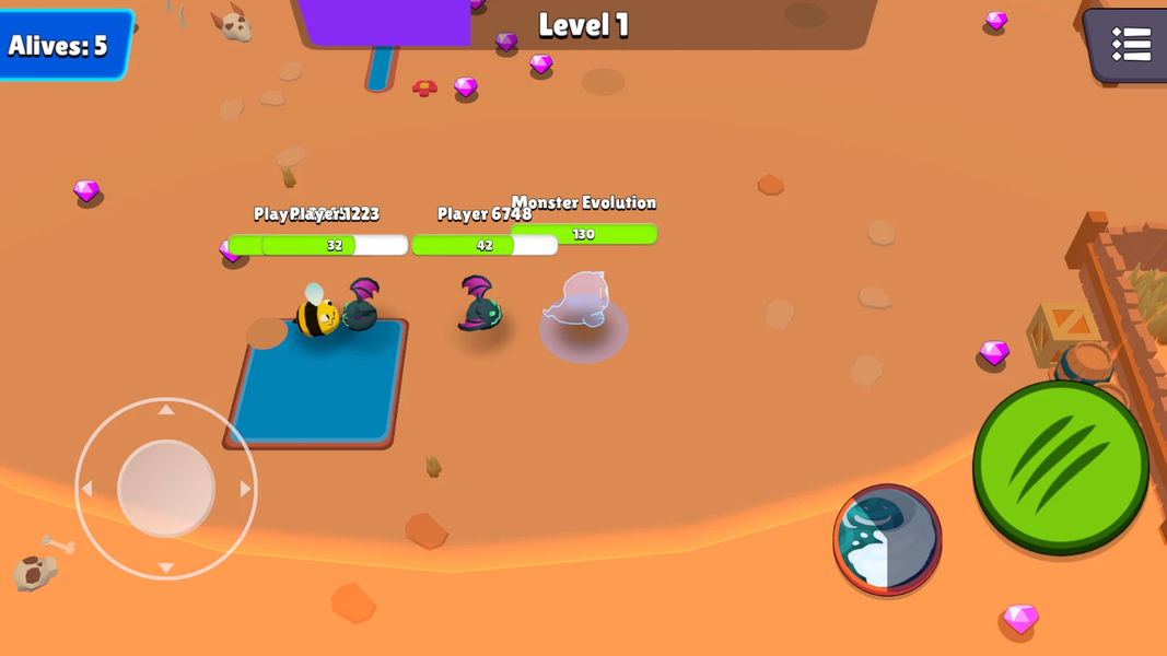Monster Evolution io — Mutate - عکس بازی موبایلی اندروید
