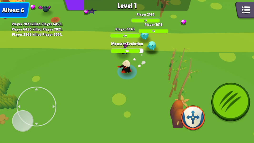Monster Evolution io — Mutate - عکس بازی موبایلی اندروید
