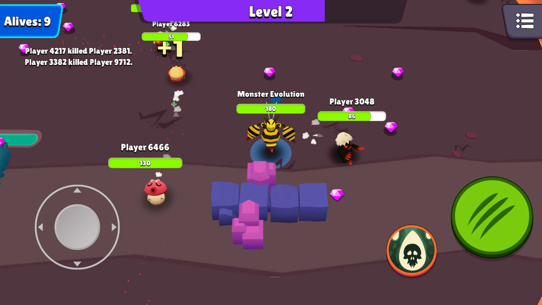 Monster Evolution io — Mutate - عکس بازی موبایلی اندروید