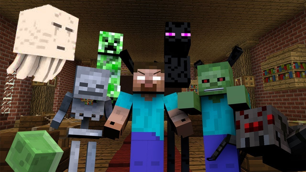 Monster school for minecraft - Image screenshot of android app