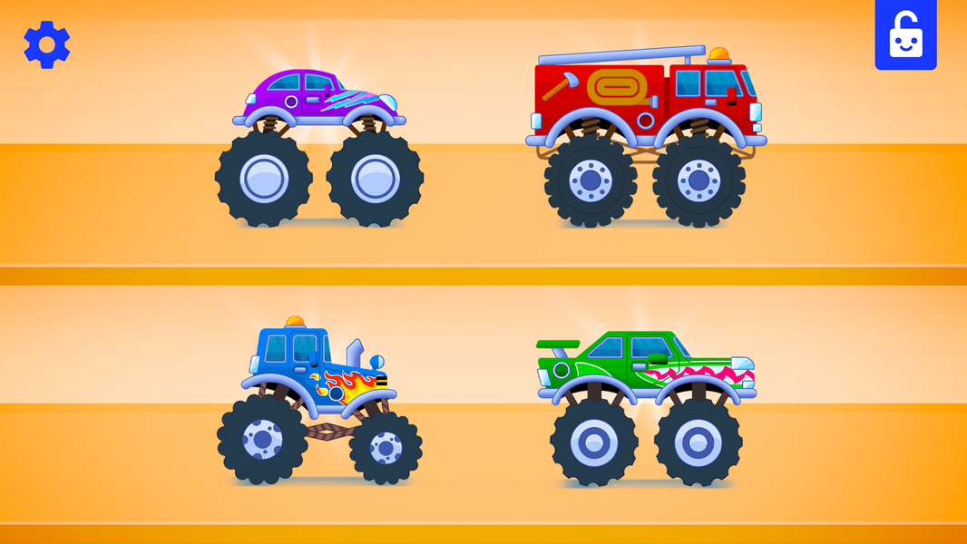 Monster Truck Games for Kids 2 - عکس بازی موبایلی اندروید