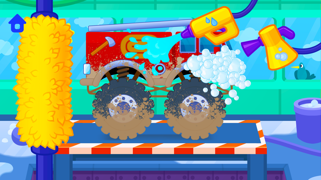Monster Truck Games for Kids 2 - Gameplay image of android game