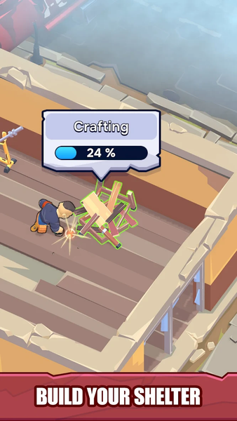 Survival Shelter Builder - Gameplay image of android game