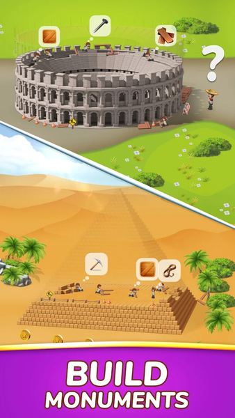 Monument Master: Match 3 Games - Gameplay image of android game
