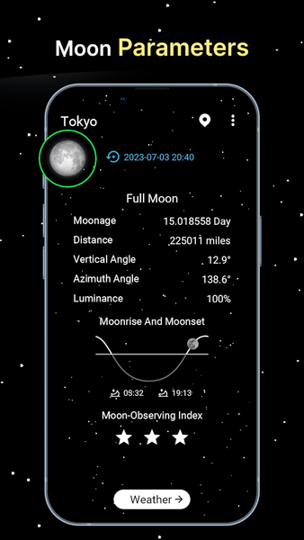 Moon Phase Calendar - عکس برنامه موبایلی اندروید