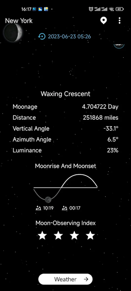 Moon Phase Calendar - عکس برنامه موبایلی اندروید