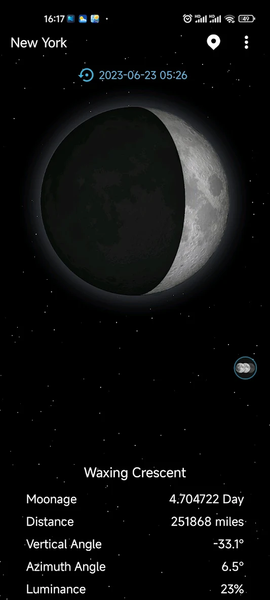 Moon Phase Calendar - عکس برنامه موبایلی اندروید