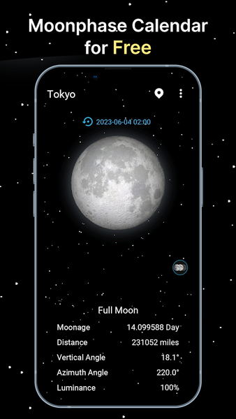 Moon Phase Calendar - عکس برنامه موبایلی اندروید
