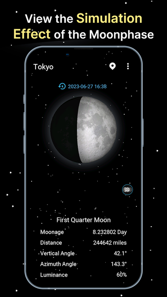 Moon Phase Calendar - عکس برنامه موبایلی اندروید