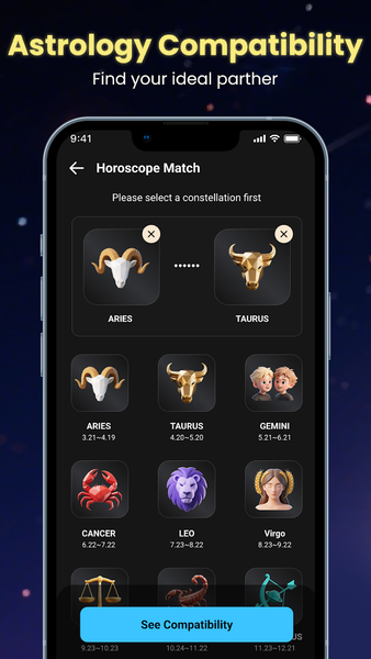 Moonphase & Horoscope - عکس برنامه موبایلی اندروید