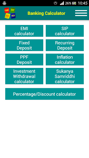 Banking Calculator - عکس برنامه موبایلی اندروید