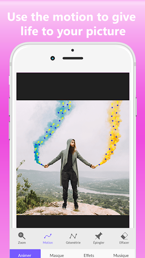 motion camera : motion on photo - Image screenshot of android app