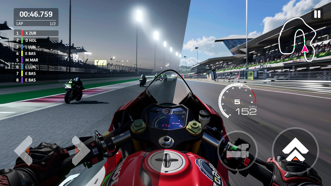 Real Motor: Race Master - Gameplay image of android game