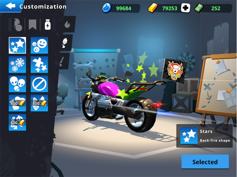 Moto City: Mad Bike Delivery - Gameplay image of android game