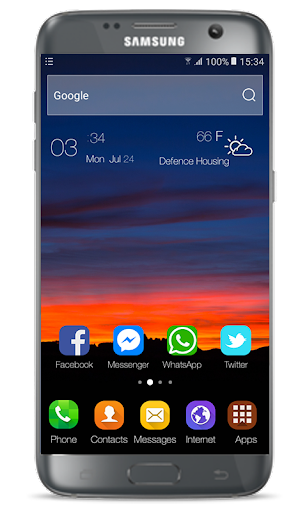 Launcher Theme for Moto E4 Plu - Image screenshot of android app