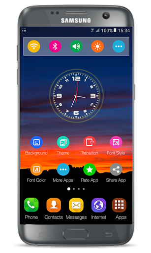 Launcher Theme for Moto E4 Plu - Image screenshot of android app