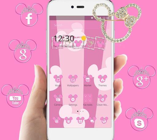 Pink Cute Minny Wallpaper - Image screenshot of android app