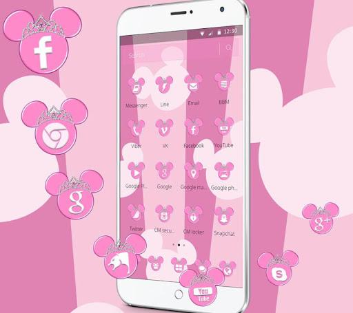 Pink Cute Minny Wallpaper - Image screenshot of android app