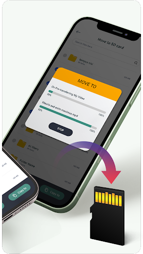 Move Files To SD Card - عکس برنامه موبایلی اندروید