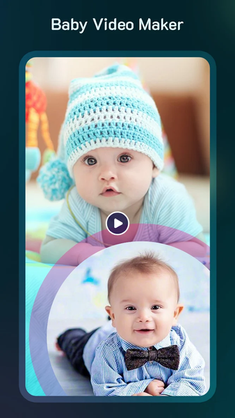 Baby Video Maker with Song - عکس برنامه موبایلی اندروید