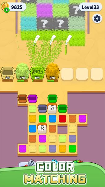 Mowing Craze - Sort Puzzle - Gameplay image of android game