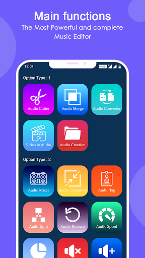 Audio MP3 Cutter and Ringtone Maker - عکس برنامه موبایلی اندروید