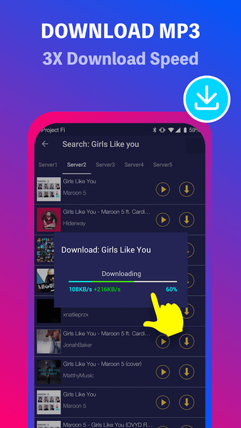 Music Downloader Download MP3 - Image screenshot of android app