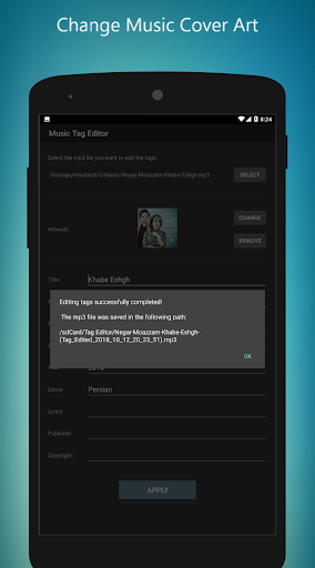 MP3 Tag Editor - Image screenshot of android app