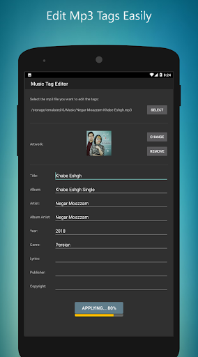 MP3 Tag Editor - Image screenshot of android app