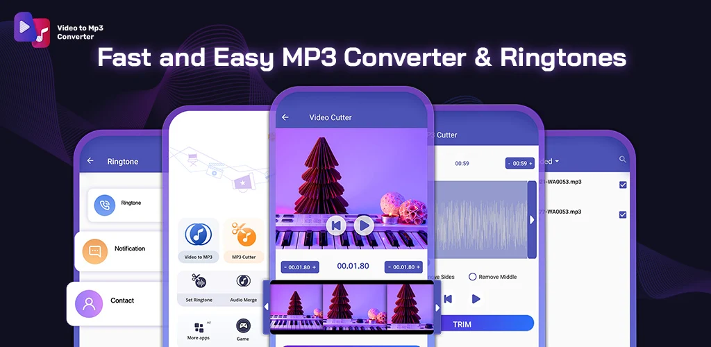 Video to Mp۳ Converter - عکس برنامه موبایلی اندروید