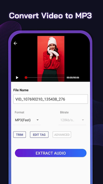 Video to Mp۳ Converter - عکس برنامه موبایلی اندروید