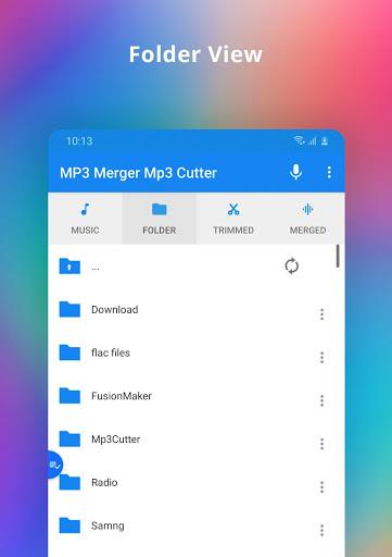 MP۳ cutter and Merger – برش و ترکیب فایلهای صوتی - عکس برنامه موبایلی اندروید