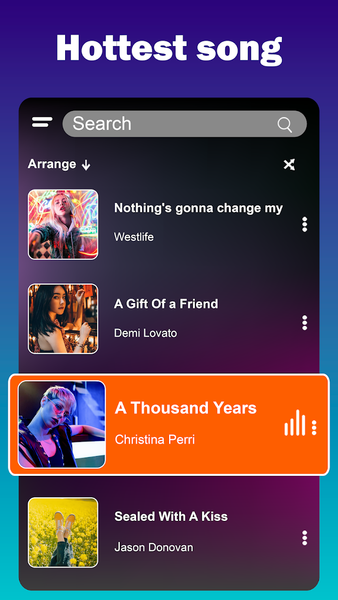 Music Player - Audio Player - عکس برنامه موبایلی اندروید