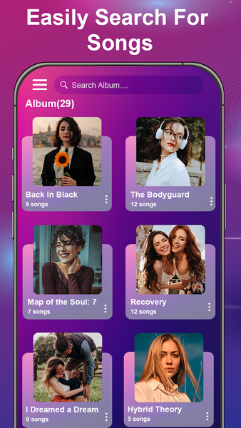 Music Player - Audio Player - عکس برنامه موبایلی اندروید