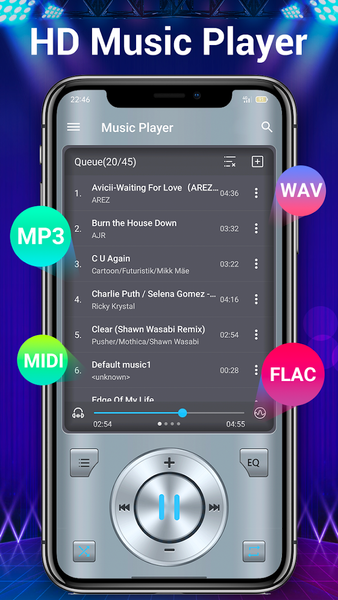 Ipod Music & Bass MP3 Player - Image screenshot of android app
