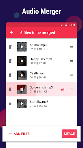 Video to MP3 - Video to Audio - Image screenshot of android app