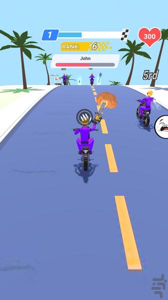بازی موتور کراش - Gameplay image of android game