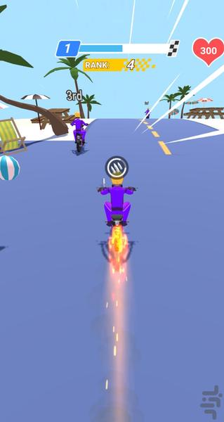 بازی موتور کراش - Gameplay image of android game